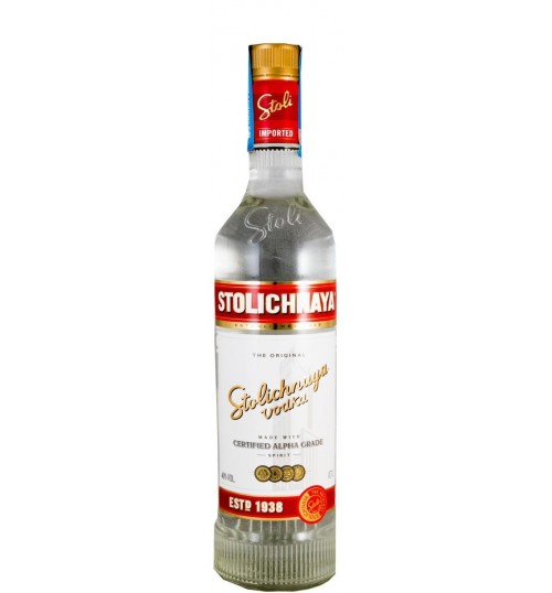 Vodka Stolichnaya 700ml - Garrafeira Alcacerense