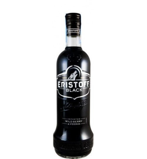 Vodka Eristoff Black 700ml - Garrafeira Alcacerense